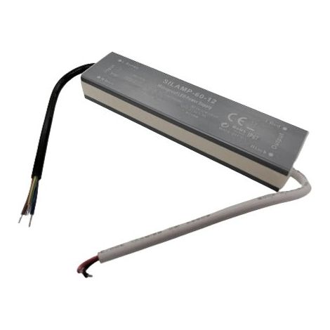 Transformateur 220V 12V 60W DC 5A IP67 - SILUMEN (1/2)