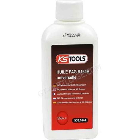 Huile PAG universelle pour gaz R134A contenance 250ml