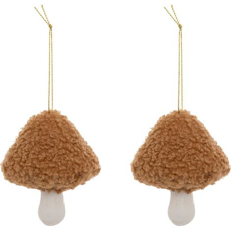 Sdn plast champi x2 doudou 6cm - Feeric lights & christmas
