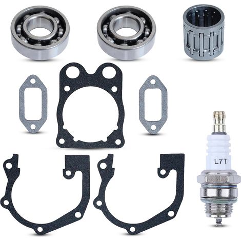Cylinder Gasket Set for Husqvarna K760 K770 K750 Cut Off Saws, K760 Gasket + Spark Plug + Oil Seal + Needle Bearing Parts Replace 581357402 581357401 (1/5)