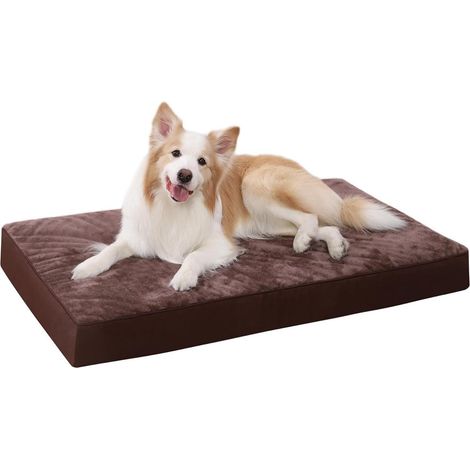 Hundebett Orthopädisches Waschbar Pralinen L 90 x B 55 x H 7 cm (1/5)
