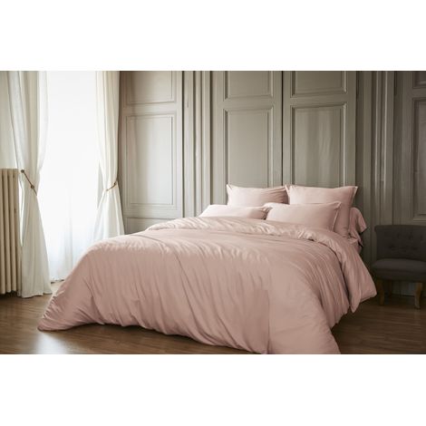 Housse de Couette 240 x 220 cm – Satin de Bambou – Salomé Blush (1/3)