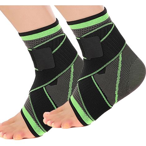 Support De Cheville Réglable - Soutien Pour Ligaments Et Articulations - Compression Respirante - Pour Activités Sportives Et Rééducation - 1 Pièce (1/5)