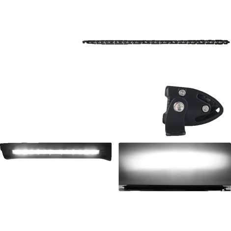 Barra de luz, haz combinado, construcción impermeable, 50 pulgadas, 1 fila (1/2)