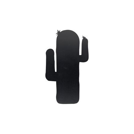 Silhouette ardoise ''Cactus'' - Feutre-craie inclus et kit velcro pour accrochage mural - 30x50cm - Securit (1/2)