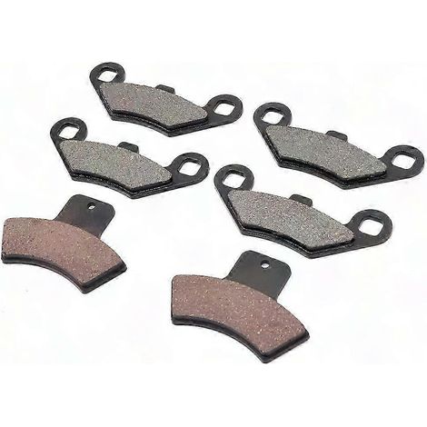 6 Bremsbeläge für Vorder- und Hinterachse für Polaris Sportsman 500 4x4 1998-2002 (1/5)