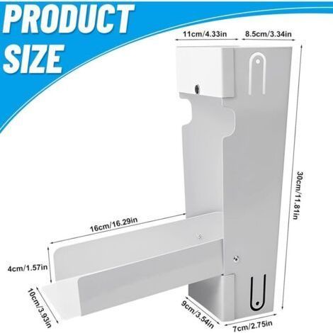 Recuperateur d Eau de Pluie pour conduits rectangulaire de 3-4 Pouces, Ensemble de collecteur Eau de Pluie, Raccord PVC, Récupérateur d'eau pour Descente de gouttière (1 Kit) (1/3)