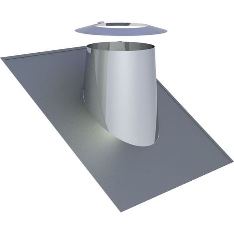 Solin de toit Ø 150 mm pour inclinaison de 26-35°