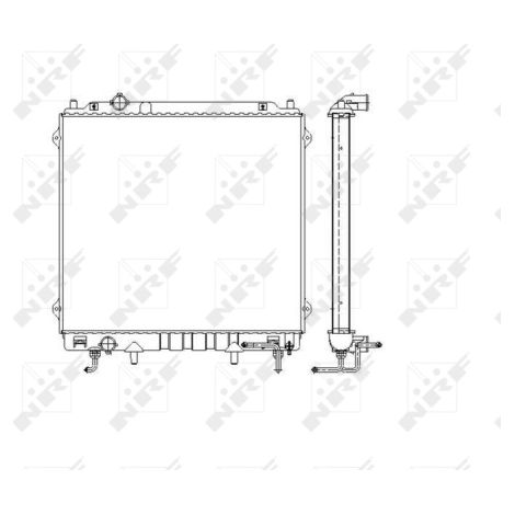 Radiateur, refroidissement du moteur NRF 53479 HYUNDAI 25310H1910 25310H1930
