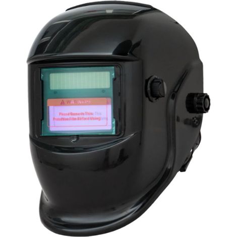 Masque Soudure Vraie Couleur Grande vue 10X9cm Casque Soudure Automatique Solar Power/Pile remplaçable, Grandes ombres 4/5-9/9-13 pour TIG MIG ARC CUT GRIND Cagoule Soudure (1/4)