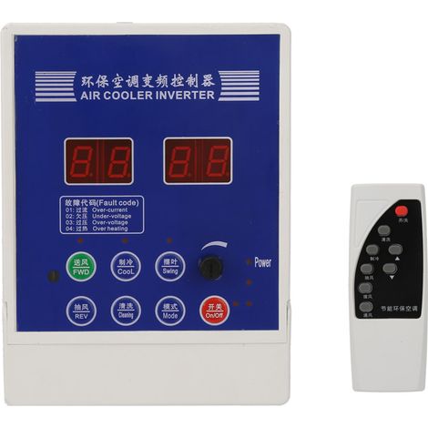 Variateur de fréquence 220V 2,2kW, contrôleur de vitesse moteur avec télécommande sans fil, convertisseur de fréquence monophasé, régulateur industriel pour pompe et ventilateur (1/5)