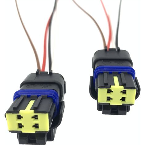 Kompatibel mit Cadillac XTS, Peugeot und Citroën: Kabelbaumstecker für Tagfahrlicht und Nebelscheinwerfer. (1/5)