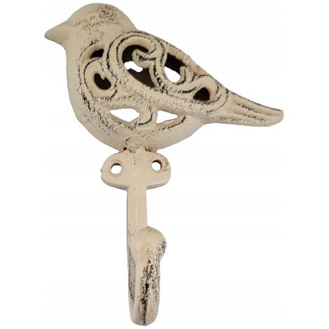 Vogelhaken aus cremefarbenem Gusseisen (1/5)