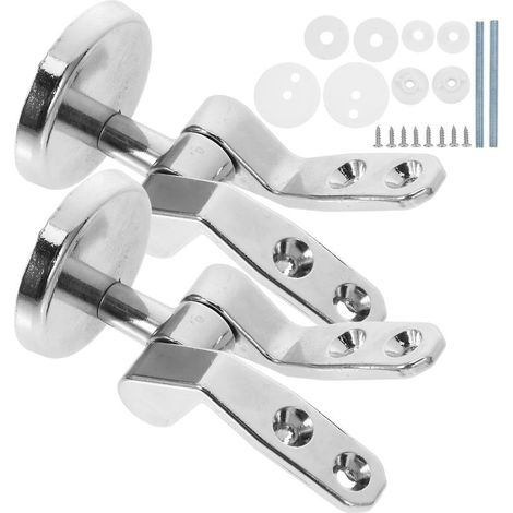 Kit de charnières siège toilette Healeved en alliage zinc, 1 : réparation robuste et pratique (1/5)