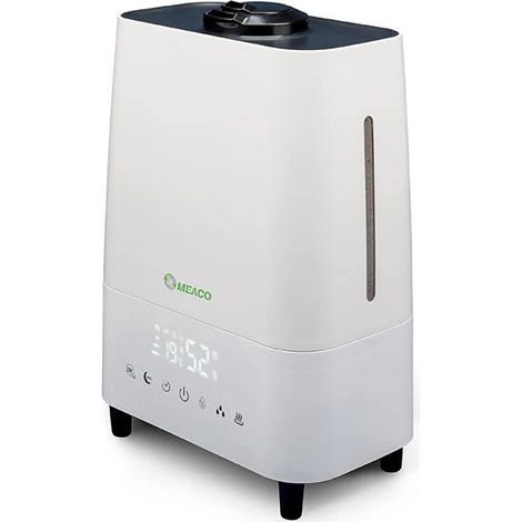 Meaco Deluxe 202 Humidificador y Purificador de Aire – Nebulización fría y caliente, filtro HEPA y carbón, ideal para habitaciones de hasta 65m²