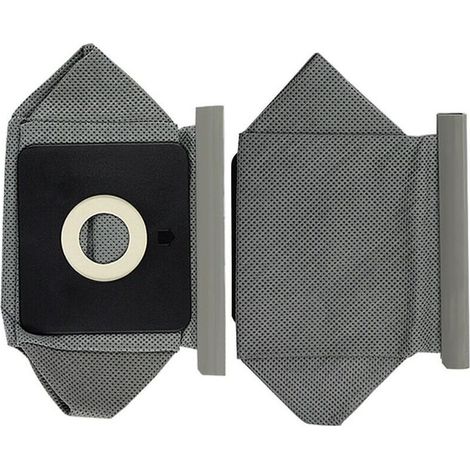 Deux sacs d'aspirateur universels, accessoires d'aspirateur réutilisables, accessoires de remplacement de sac à poussière non tissé, 11x10cm (1/5)
