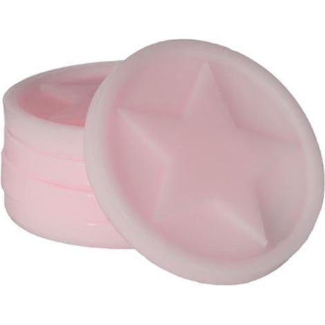 Lot de 5 Cires Parfumées à Brûler "Etoile" 45g Rose (1/2)