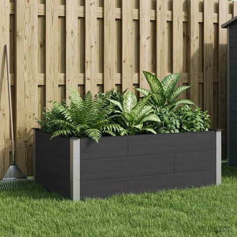 Teenpull – Hochbeet Schwarz 150 x 100 x 54 cm (1/5)