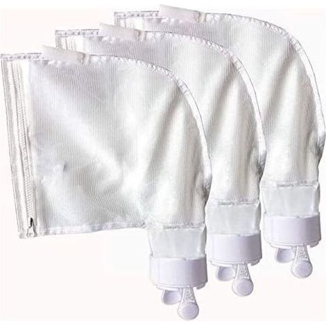 Lot de 3 sacs de rechange en maille nylon avec fermeture éclair – Compatibles Polaris 280/480 – Sacs filtrants multifonctions K13/K16 (1/5)