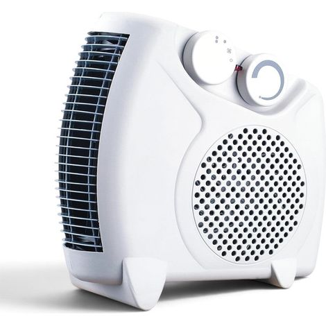 Termoventilatore elettrico regolabile con 2 potenze 1000/2000 W (1/4)
