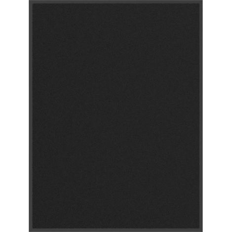 Zerbino nero 90 x 120 cm antiscivolo resistente per interni/esterni in polipropilene nero 020058152