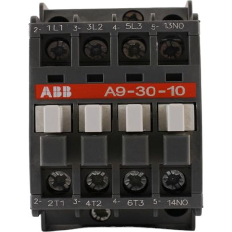 Contattore AC1 25A bobina 24V 50/60HZ + contatto NO tipo A9-30-10 ABB (1/3)