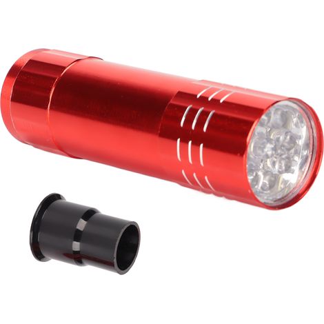 Testeur d'œufs LED à lumière froide, lampe mireuse pour œufs de canard, d'oie, de grue, de caille et d'oiseaux (rouge) (1/5)