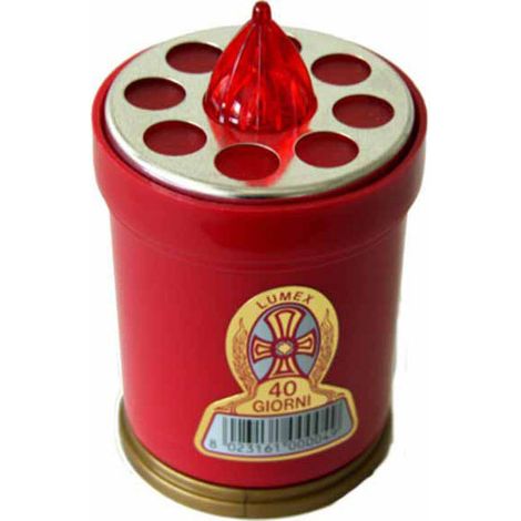 Cero Votivo Lumi Batería GG 40 Básico Blanco Ater