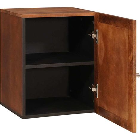 Cabinet de salle de bain avec étagère Marron 38 x 33,5 x 48 cm CFW527008 (1/5)