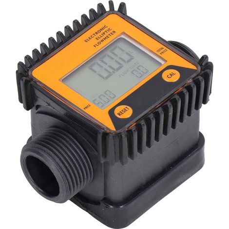 Débitmètre numérique professionnel pour carburant diesel, régulateur d'urée à engrenages pour produits chimiques et eau, 1 pouce K28 orange (1/5)