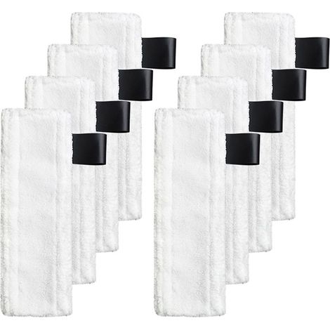 Lot de 8 chiffons microfibre compatibles avec les nettoyeurs vapeur Karcher EasyFix SC2, SC3, SC4, SC5 (1/5)