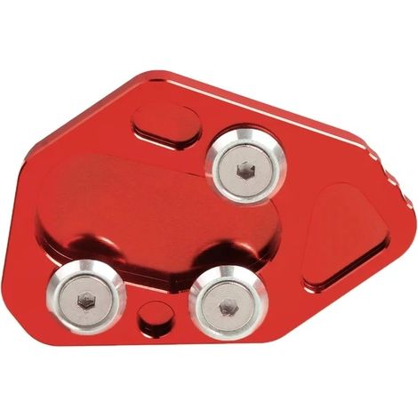 (rouge) Compatible avec BMW F800R F800S F800ST F800GT R1200S HP2 2009-2015 2011 2012 2013 2014 Béquille latérale, extension et plaque de support maxpower (1/4)