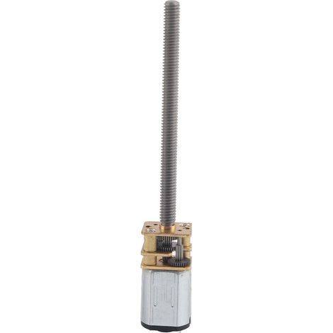 Moteur à engrenages N20, vis mère, réducteur de vitesse, vis à billes M4x55mm, 12V (300 tr/min) (1/5)