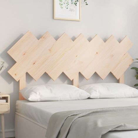 Tête de lit en bois massif de pin 151,5 x 3 x 81 cm pour chambre - PANGIVO (1/5)
