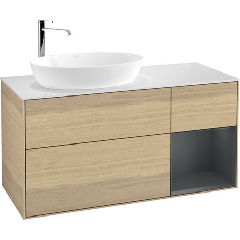 Villeroy & Boch F931HGPC Meuble sous-lavabo Finion F93 (1/2)