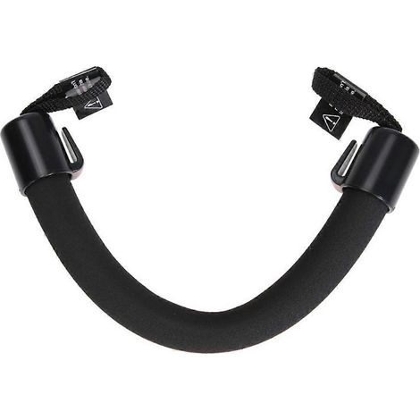 Support de dossier de siège auto avec appui-tête et barre de maintien pour une conduite en toute sécurité, idéal pour les personnes âgées et les enfants (noir)-Black