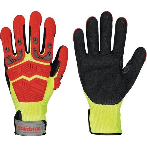 Gant de protection contre les coupures Solidstar Impact 1655 taille 11 jaune/rou (Par 6) (1/2)