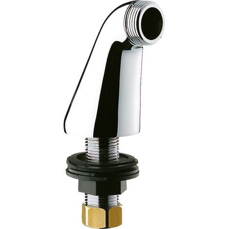 Delabie 2 St. Standrohr Wannenrandmontage G1/2B x G3/4B H70 D14mm