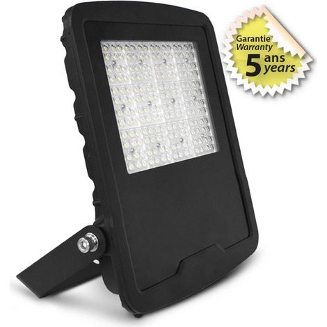 Projecteur LED Asymétrique Noir 50W 4000K - Garantie 5 ans Miidex Lighting® (1/4)