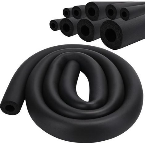 Tube isolant en mousse de caoutchouc pour tuyaux et tubes en cuivre, noir (1/5)