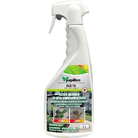 ACIDO ACETICO NATURALE X ERBE INFESTANTI "ACETO" 1LT PAPILLON (EX 99187)