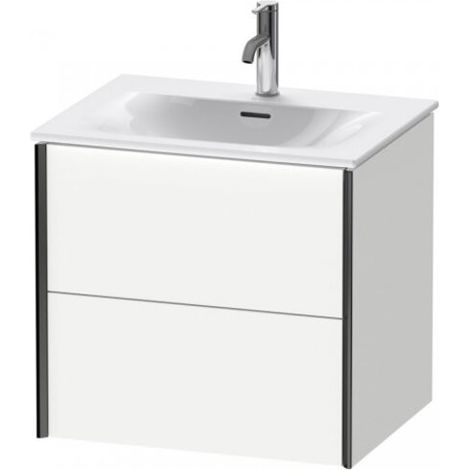 Sous-vasque pour lavabo XVIU 557x610x480mm, professionnel, noir mat, blanc mat (1/3)