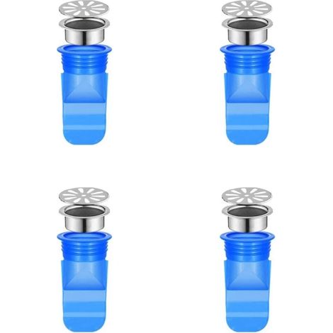 KZQ Waschbecken-Überlaufabdeckung, 4 Stück Waschbecken-Überlaufring, Waschbecken-Überlaufstopfen, runde Waschbeckenloch-Überlaufabdeckung, für Waschbecken, Badezimmer, Küche (1/4)