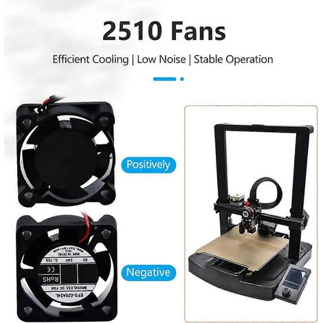2510 Axial-Kugellagerlüfter für Ender3 V3 SE/-10 SE 3D-Drucker (1/5)