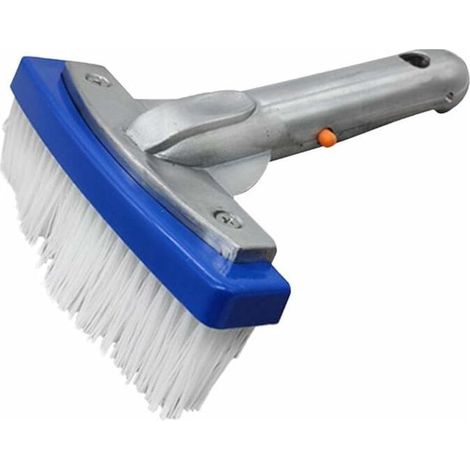 Cepillo para piscinas de 14 cm - Mini cepillo de limpieza para piscinas - Para manchas difíciles, escalones, escaleras, perímetro de la piscina y pasillos. (1/5)