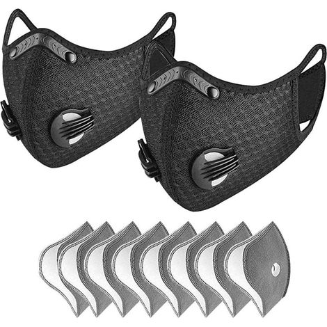 Masque de protection respiratoire 6 couches – Filtration EAPI – Ajustement parfait – Compatible avec filtres à charbon actif (1/5)