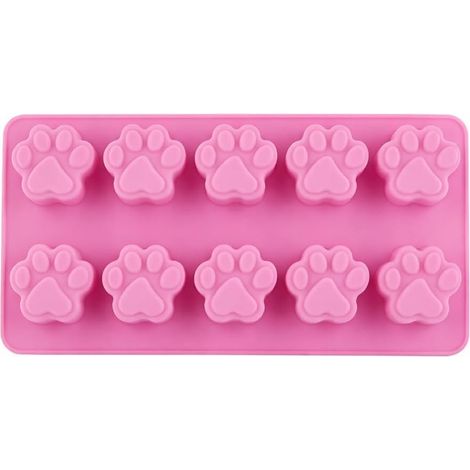 Moules en silicone Lab, 10 cavités, moule à chocolat réutilisable en forme de chien de laboratoire, moules à glaçons pour chiots et chats, outils de pâtisserie DIY pour pudding