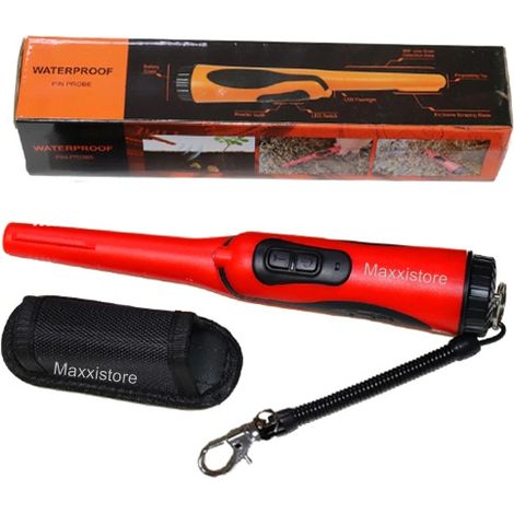 GTK Metal detector Pin Pointer Pin Probe impermeabile IP68 con molla + Fondina
