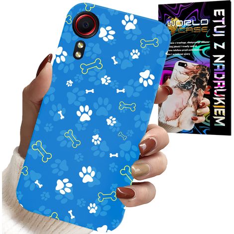 Custodia per Samsung Galaxy Xcover 5 - motivi di zampe, ossa e cani da pattuglia per bambini (1/5)