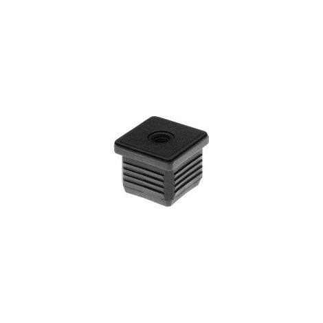 Fortaps punta cuadrada negra 25x25 mm rosca M10